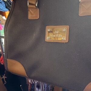SM New York Elegant Brown Tote Bag